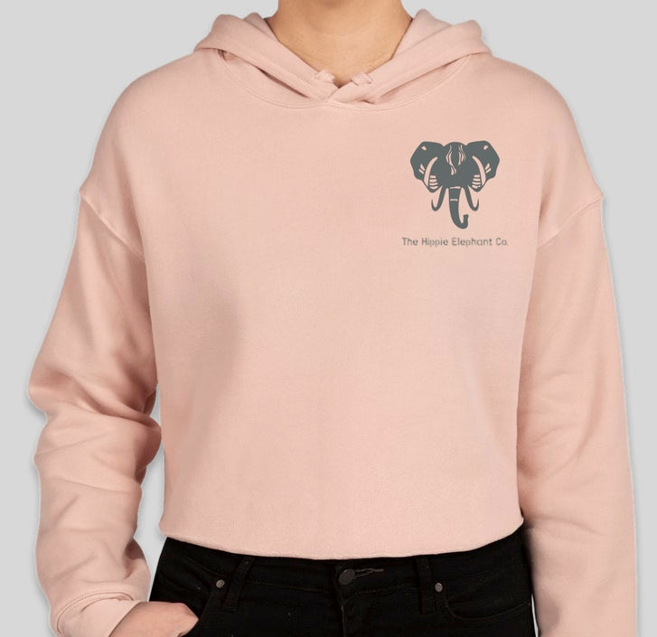 The Hippie Elephant Co. Cropped Hoodie