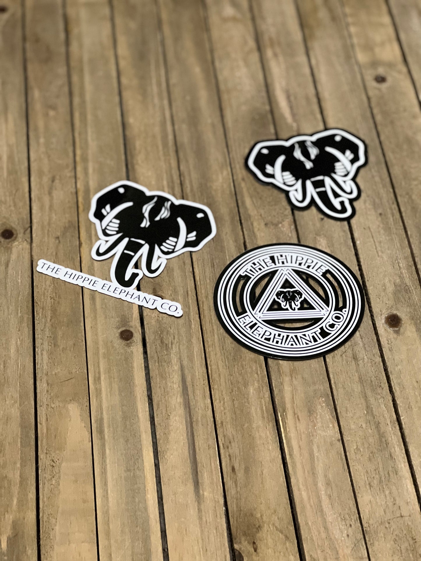 The Hippie Elephant Co. Stickers