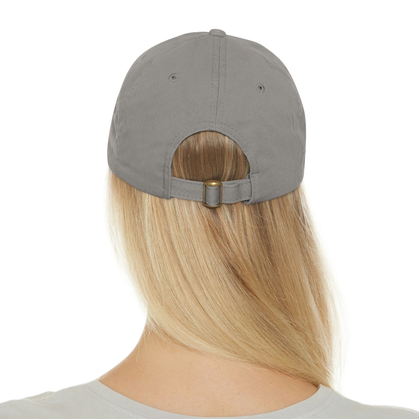 Dad Hat with Leather Patch